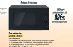 Proxi Confort PANASONIC Micro-ondes offre