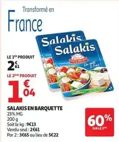 Auchan Supermarché Salakis - en barquette offre