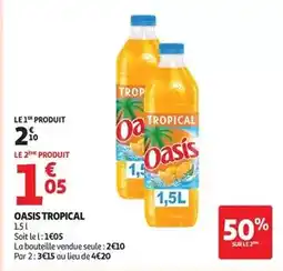 Auchan Supermarché Oasis - tropical offre