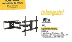 Proxi Confort Support mural offre