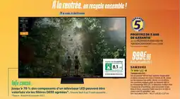 Proxi Confort SAMSUNG Tv mini-led 4k tq65qn70fauxxc offre
