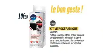 Proxi Confort WPRO Kit vitrocéramique kvc015 offre