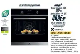 Proxi Confort ELECTROLUX Four encastrable e0d6p66x offre