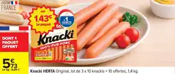 Carrefour Drive HERTA Knacki offre