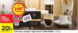 Carrefour Drive CARTE NOIRE Café moulu classique "Giga Format" offre