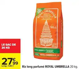 Carrefour Drive ROYAL UMBRELLA Riz long parfumé offre