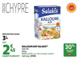 Auchan Halloumi aop salakis offre
