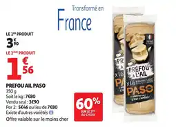 Auchan Prefou ail paso offre
