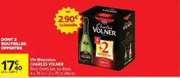 Carrefour Drive CHARLES VOLNER Vin Mousseux offre