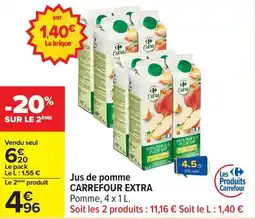 Carrefour Drive Jus de pomme carrefour extra offre