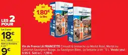 Carrefour Drive LA FRANCETTE Vin de France offre