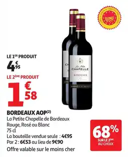 Auchan Bordeaux aop offre