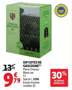 Auchan Igp cotes de gascogne offre