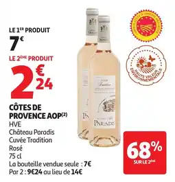 Auchan Côtes de provence aop offre