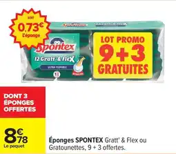 Carrefour Drive SPONTEX Éponges offre
