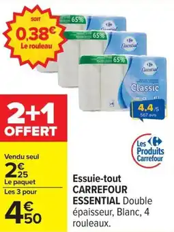 Carrefour Drive Essuie-tout carrefour essential offre