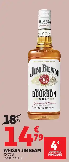 Auchan Whisky jim beam offre