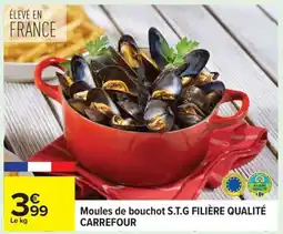 Carrefour Drive Moules de bouchot s.t.g filière qualité carrefour offre