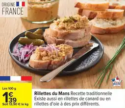 Carrefour Drive Rillettes du Mans offre