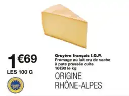 Monop' Gruyère français i.g.p. offre