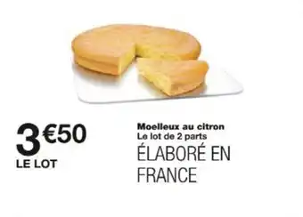 Monop' Moelleux au citron offre