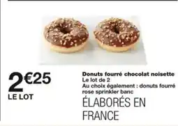 Monop' Donuts fourré chocolat noisette offre
