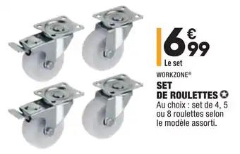 ALDI Set de roulettes offre