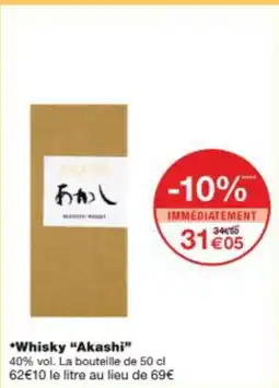 Monop' Whisky akashi offre