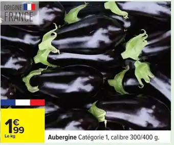Carrefour Drive Aubergine offre