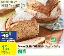 Carrefour Drive Boule carrefour bio offre