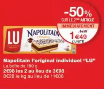 Monop' Napolitain l'original individuel lu offre