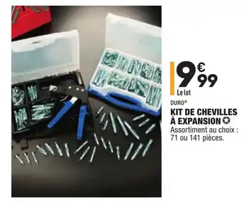 ALDI Kit de chevilles à expansion offre