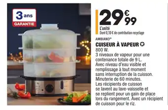 ALDI Cuiseur à vapeur offre