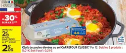 Carrefour Drive Œufs de poules élevées au sol carrefour classic offre