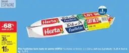 Carrefour Drive HERTA Pâte feuilletée Sans huile de palme offre