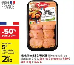 Carrefour Drive LE GAULOIS Médaillon offre