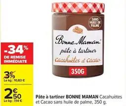 Carrefour Drive BONNE MAMAN Pâte à tartiner offre
