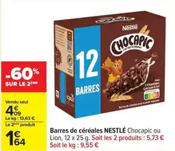 Carrefour Drive NESTLÉ Barres de céréales offre