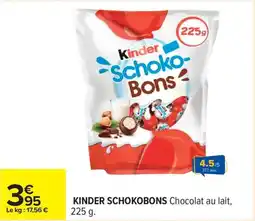 Carrefour Drive KINDER Schokobons offre