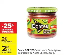 Carrefour Drive DORITOS Sauce offre
