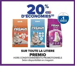 Carrefour Drive PREMIO Sur toute la litiere offre