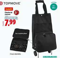 Lidl TOPMOVE Chariot de courses offre