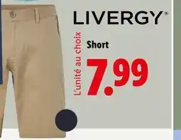 Lidl LIVERGY Short offre