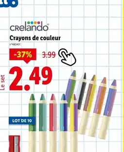 Lidl Crelando Crayons de couleur offre