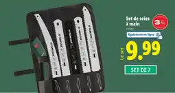 Lidl PARKSIDE Set de scies à main offre