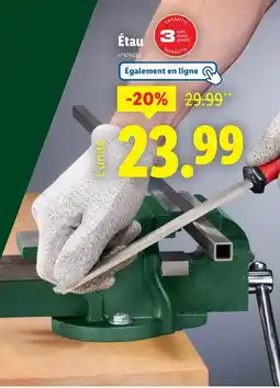 Lidl Parkside Étau offre