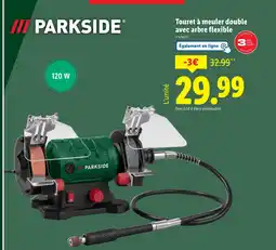Lidl PARKSIDE Touret à meuler double avec arbre flexible offre