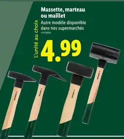 Lidl PARKSIDE Massette, marteau ou maillet offre