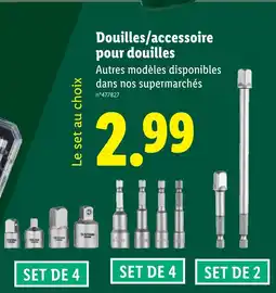 Lidl PARKSIDE Douilles/accessoire pour douilles offre