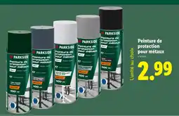 Lidl PARKSIDE Peinture de protection pour métaux offre
